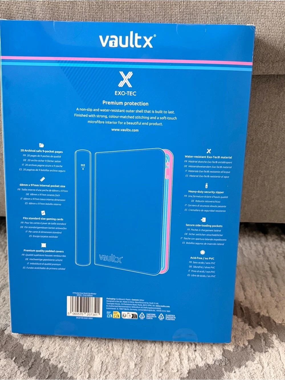 VAULTX Exo Tec ZIP BINDER ME4